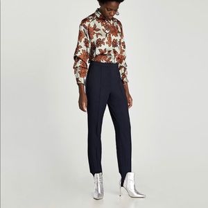 Zara Stirrup Trousers NWT